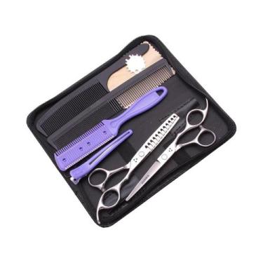 Imagem de Tesoura Profissional De Cabeleireiro 6.0 440C Ferramentas De Barbeiro 