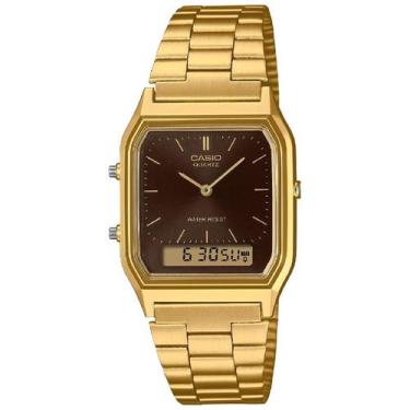 Imagem de Relógio Casio Vintage Aq-230Ga-5Amqydf Dourado