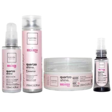 Imagem de Cadiveu Professional Quartzo Shine - Kit Shampoo + Máscara + Leave-in 