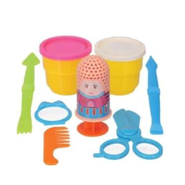 Imagem de KIT MASSINHA DE MODELAR - CABELEIRA - SORTIDO UNICA REF 5641-1