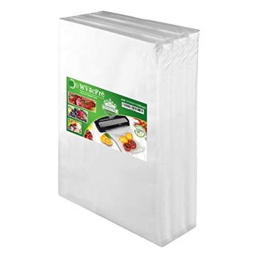Imagem de Premium!! WVacFre – Sacos de máquina de armazenamento para selador a vácuo, Branco, Gallon11"x16"(100Bags)