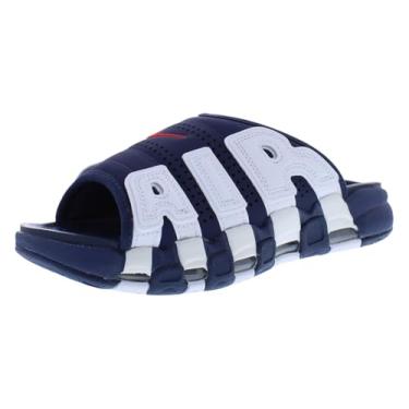 Imagem de Nike Tênis masculino Air More Uptempo (FQ8700-400) (FQ8700-400, MIDN), Azul-marinho meia-noite/branco/transparente/vermelho universitário, 44