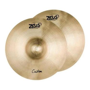 Imagem de Prato Para Bateria Zeus Custom Chimbal Zchh13 Bronze B20