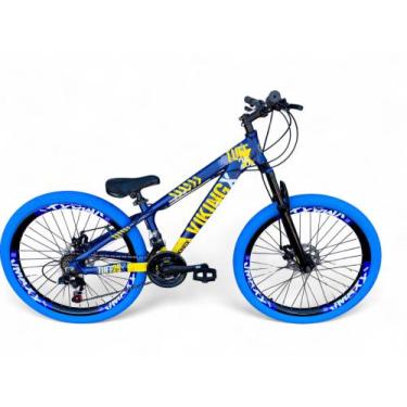 Imagem de Bicicleta Aro 26 Vikingx Tuff Freeride Downhill 21v Alumínio Freio a D