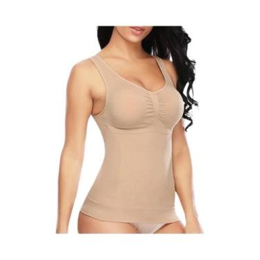 Imagem de Camiseta Modeladora Feminina Com Controle De Barriga, Colete De Compre