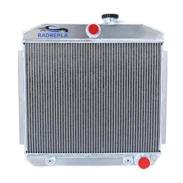 Imagem de RadBuild Radiador de alumínio de 4 fileiras para Chevy Bel Air/Truck/Two-Ten Series/One-Fifty Series 3.8L L6/4.3L 4.6L V8 GAS