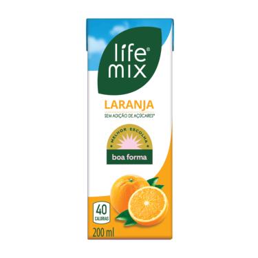 Imagem de Suco Sem Adição De Açúcares Laranja Life Mix 200Ml