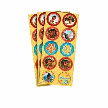 Imagem de ADESIVO REDONDO MOANA BABY 30 un.