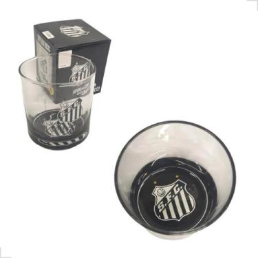 Imagem de Copo De Whisky Times de Futebol Do Santos Licenciado Oficial 305ml Roc