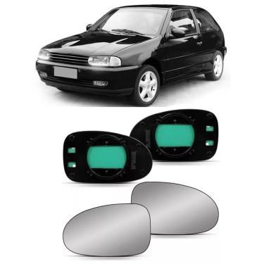 Imagem de Lente Base Retrovisor Gol Bola Parati Saveiro G2 Par