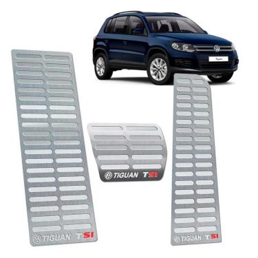 Imagem de Descanso De Pé + Pedaleira Vw Tiguan Tsi 2012/2017 SI Prata