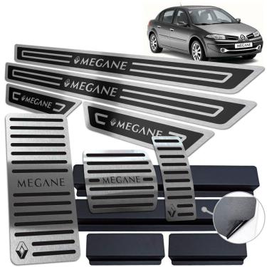 Imagem de Soleira Pedaleira Descanso Megane 2006 A 2011 Auto Preto AR