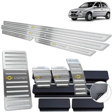 Imagem de Descanso Pedaleira Manual Soleira 4P Corsa 1994 A 2001 Prata