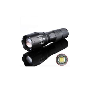 Imagem de Lanterna LED recarregável Camping Zoom 2000Lm preta