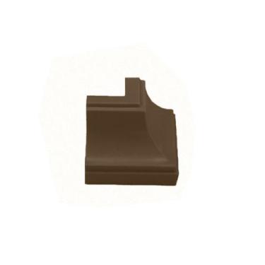 Imagem de Canto Externo p Acabamento em Forro PVC, Imbuia c/ 50 un - Aurora Inje