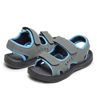 Imagem de Skysole Sandálias leves com alça dupla ajustável (veja mais cores e tamanhos), Azul claro, 7-8 Toddler