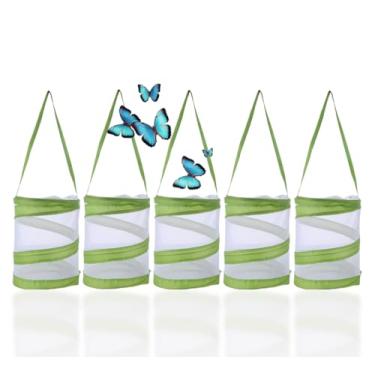 Imagem de Mini malha borboleta casa borboleta 14 x 18 cm - gaiola de habitat de insetos pop-up ou terrário de borboletas - gaiola para lagartas, mini rede de malha para habitat - decorações de jardim