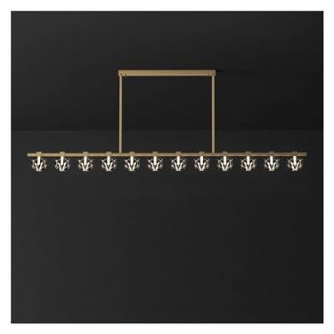 Imagem de Luminária pendente moderna LED Lustres Compatível com Luminárias pendentes de sala de jantar Luminárias suspensas Compatível com Luminária pendente de teto Iluminação interna, Lustres LED, B