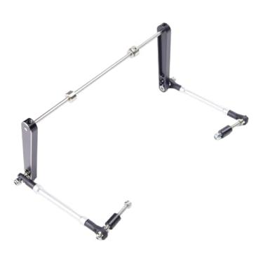 Imagem de TOOMOD Adjustable Aluminum Rear Anti Roll Bar Stabilizer Bar Assembly for 1/10 Tamiya Super ClodBuster/Bullhead TXT-1 Truck RC Car Upgrade Parts
