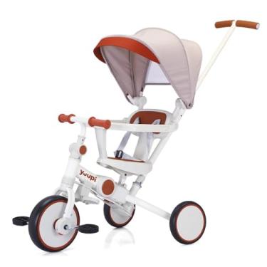 Imagem de Carrinho, Triciclo, Andador e Bicicleta de Equilíbrio 4 em 1 Branco Yuupi