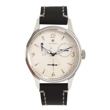 Imagem de SEAKOSS Relógios automáticos masculinos 40 mm Pilot Watch Original Seagull ST1780 Movimento Safira 5 atm Relógio Mecânico Masculino Relógio Retrô, Preto