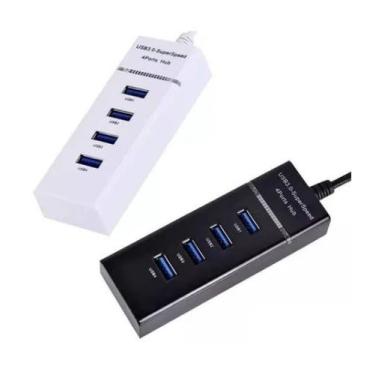 Imagem de HUB USB 2.0 F3 4 Portas Preto - f4
