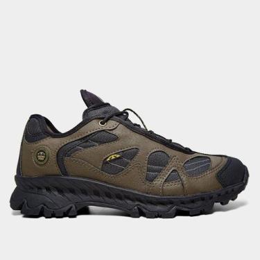 Imagem de Tênis Couro Bull Terrier Tecnoplus Masculino, Marrom, Preto, 42