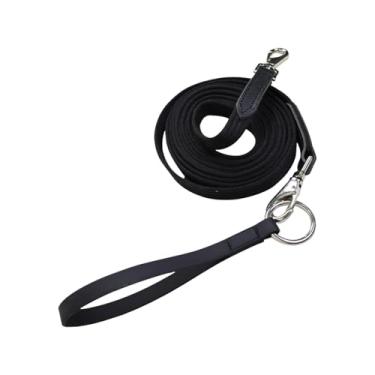 Imagem de Generic Guia de corda para cavalo, fácil de prender e desprender, equipamento de treinamento de cavalos resistente, rédea para uso diário em estábulos, preta