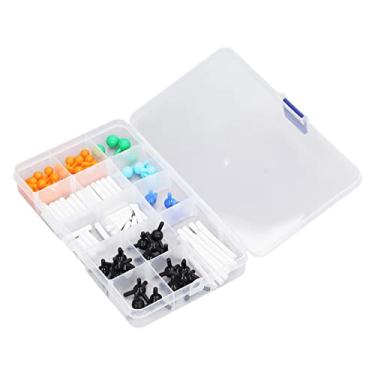 Imagem de ZJchao Kit de Modelo Molecular, Kit de Modelo Molecular de Química de DNA de de Química Orgânica Cor Vibrante Educacional de Estruturas Micromoleculares 3D para Aprendizagem de Alunos e Professores