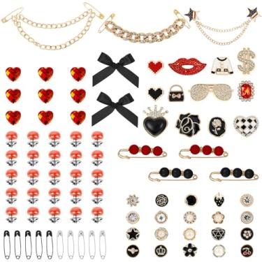 Imagem de Kit de pingentes de meias para crianças, 85/87 peças, conjunto de pingentes de tênis, decorativos, com alfinetes, laços, correntes, acessórios DIY para roupas femininas de tênis, stander, Plástico