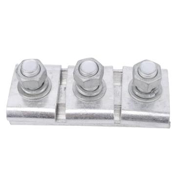 Imagem de FTVOGUE Braçadeira de Ranhura Paralela de Alumínio Espessada Tipo T 3 Parafusos Braçadeira de Fio para Cabo de 120 a 150 mm² Com Linhas de Entrada de Serviço Pesado de Design de Grande