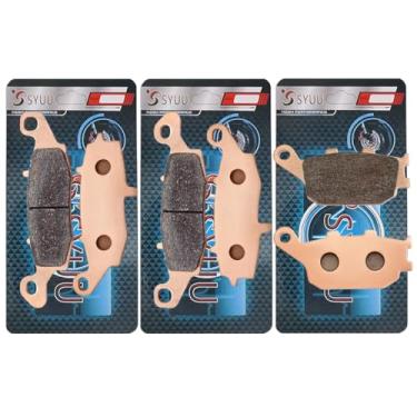 Imagem de S SYUU Pastilha de freio a disco de liga de cobre sinterizado dianteira traseira para motocicleta compatível com Suzuki DL 1000 V-Strom 2002-2010 SFV 650 2003-2010 DL 650 V-Strom 2004-2017 FA229F