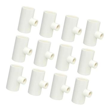 Imagem de ShengQuanHao 12 Peças de Conexões em T para Bebedouro de Frango de 1/2" para Alimentadores de Copos de água para Aves