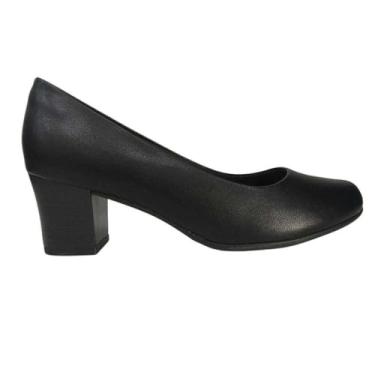 Imagem de Sapato Feminino Piccadilly Scarpin Conforto Preto 35