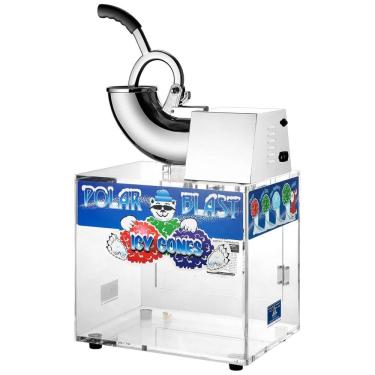 Imagem de Máquina de Raspadinha Elétrica produz até 226 kg, h, 110v, GREAT NORTHERN POPCORN COMPANY 6058 Acrylic Snow Cone, Azul