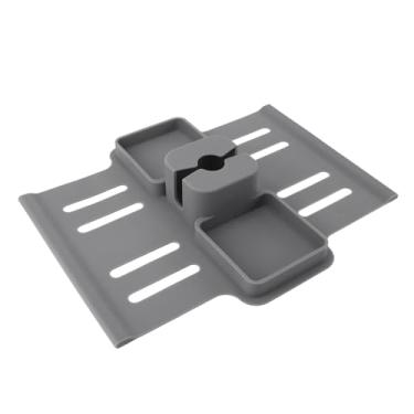 Imagem de Atyhao Suporte de Copo Antiderrapante do sofá, Suporte de Copo do sofá do Braço do Silicone para a Cadeira do Braço Reclinável, Bandeja Conveniente da Bebida, Cinza