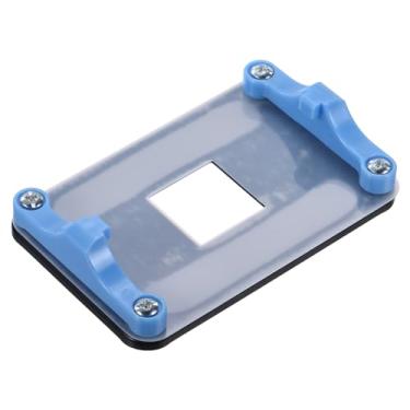 Imagem de Suporte de resfriamento de CPU AM5 Backplane Suporte de dissipador de calor durável Placa de montagem de resfriamento de ventilador azul preto para soquete de placa-mãe AM5 com 4 parafusos