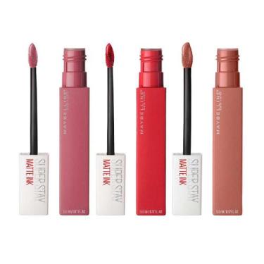 Imagem de Maybelline Superstay Matte Ink Kit  3 Batons Matte, Kit, Kit