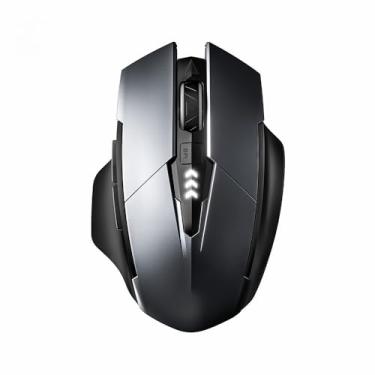 Imagem de Mouse sem Fio Pro-Gaming Premium Recarregável Wireless Conexão USB 2.4G 1600DPI Bateria de Longa Duração Sensor Óptico Preciso Clique Silencioso Design Ergonômico
