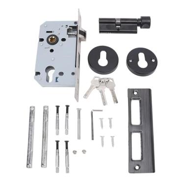 Imagem de Luocute Monta da Porta de Entrada, Trava de Entrada Com Chave Com Fechadura e Chave, Alavanca de Porta de Entrada para Quartos, Banheiros, Escritórios de Hotéis, Alavanca de Porta de