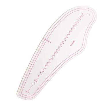 Imagem de Colaxi Régua curva francesa para costura, ferramenta portátil para desenho de curvas, régua para modelagem de, ferramenta de medição para costura