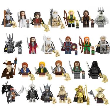 Imagem de Boneco Senhor Dos Aneis Hobbit Blocos De Montar