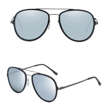 Imagem de Óculos de Sol Esportivos Femininos com Lentes Espelhadas e Proteção UV400 para Dirigir, Modelo T2