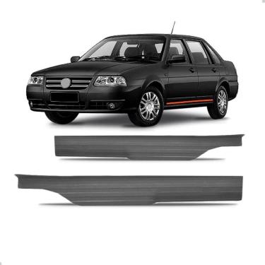 Imagem de Par Soleira Para Vw Santana 2000 A 2006 Traseira 4 Portas
