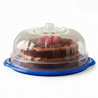 Imagem de Boleira com Tampa Transparente e Alça Porta Bolo Grande - Ercaplast, A