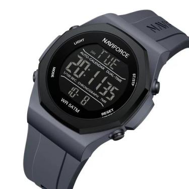 Imagem de Relógio Digital LED Masculino Casual Esportivo Naviforce