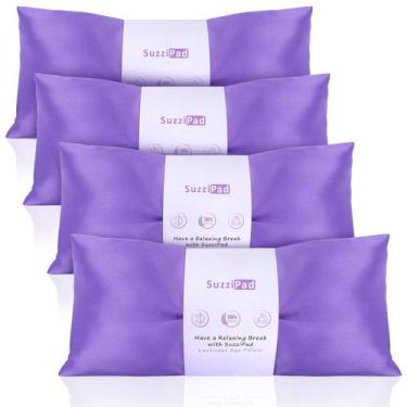 Imagem de Máscara de dormir SuzziPad Lavender Eye Pillow, pacote com 4 pacotes d