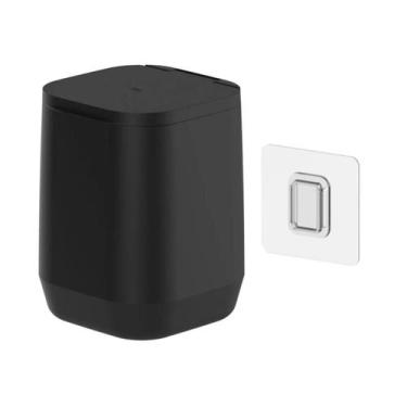 Imagem de Lixeira 6lt Tampa Soft Close Banheiro Cozinha Parede Cores - Martiplas