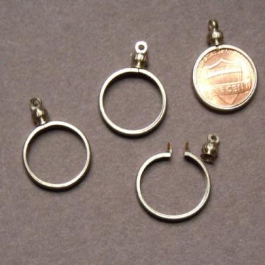 Imagem de BeadExplosion 1 Cent / USA Penny Coin Holder Bezel ~ for Charm, Necklace, Pendant, Display (Pack of 4)