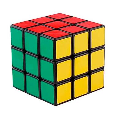 Imagem de Cubo Mágico 3x3 Tradicional, Plástico, Colorido, 5,5cm, Brinquedo Interativo para Desenvolvimento do Raciocínio Lógico e Coordenação Motora